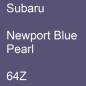 Preview: Subaru, Newport Blue Pearl, 64Z.